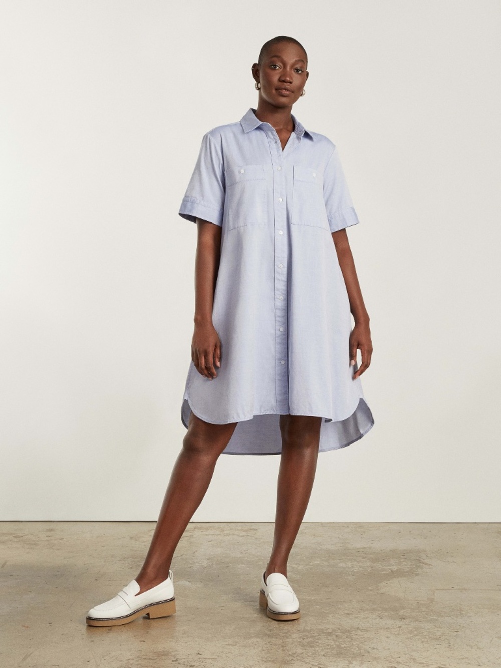 Everlane The Daytripper Dress - Slate Blue - small